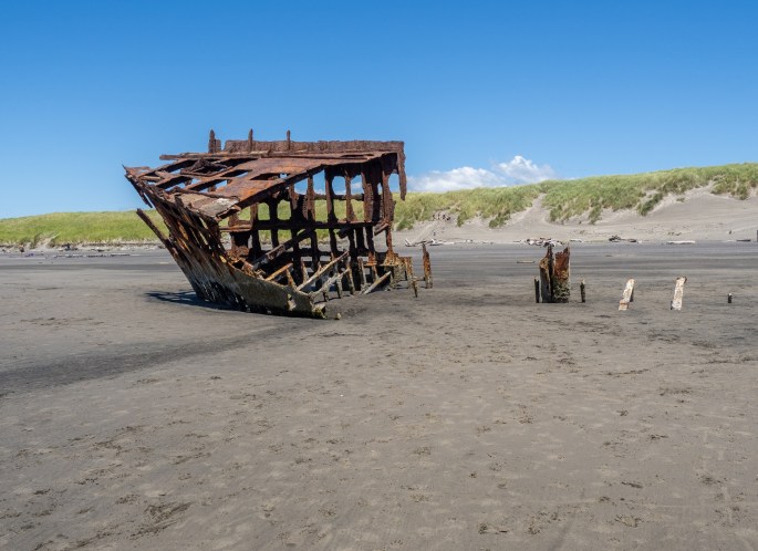 Shipwreck at Fort Stevens